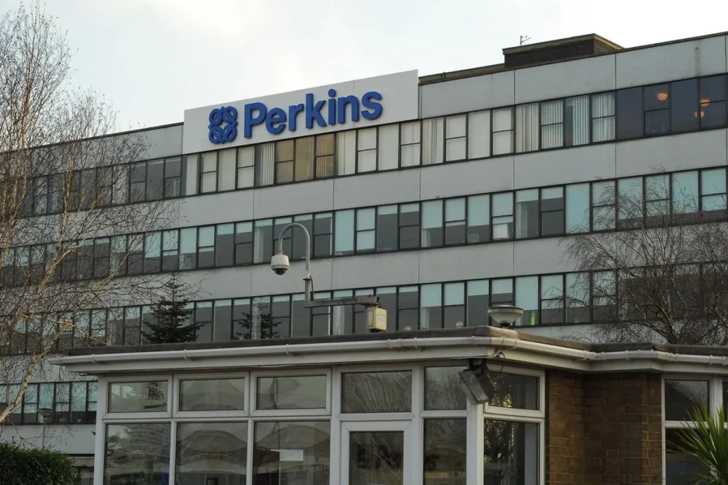 کارخانه اصلی شرکت پرکینز Perkins در Peterborough انگلستان