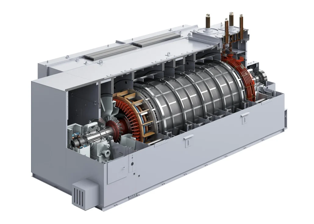 آلترناتور زیمنس Siemens Energy مدل SGen-100A برای کاربردهای صنعتی و نیروگاهی